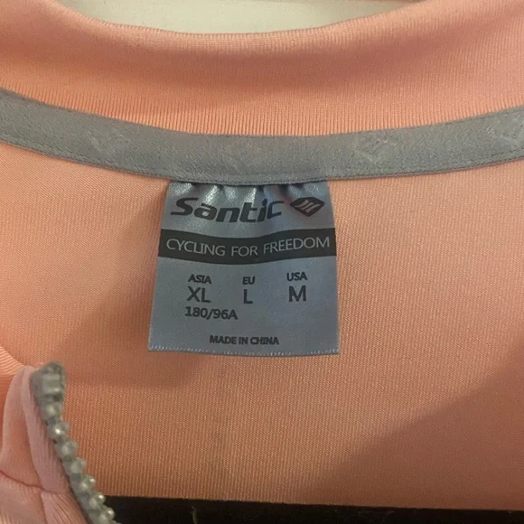 Santic Women's Cycling Jersey Short Sleeve Biking Shirt Full Zip Top New - Picture 7 of 10